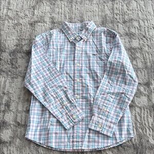Kid’s Vineyard Vines Pastel Plaid Shirt